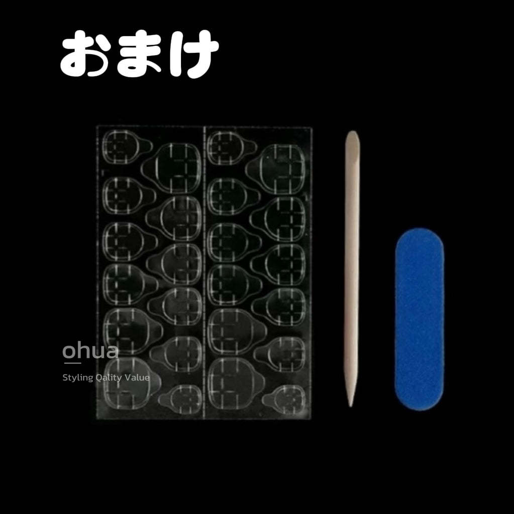【人気配信モデル】T385手作りネイルチップ