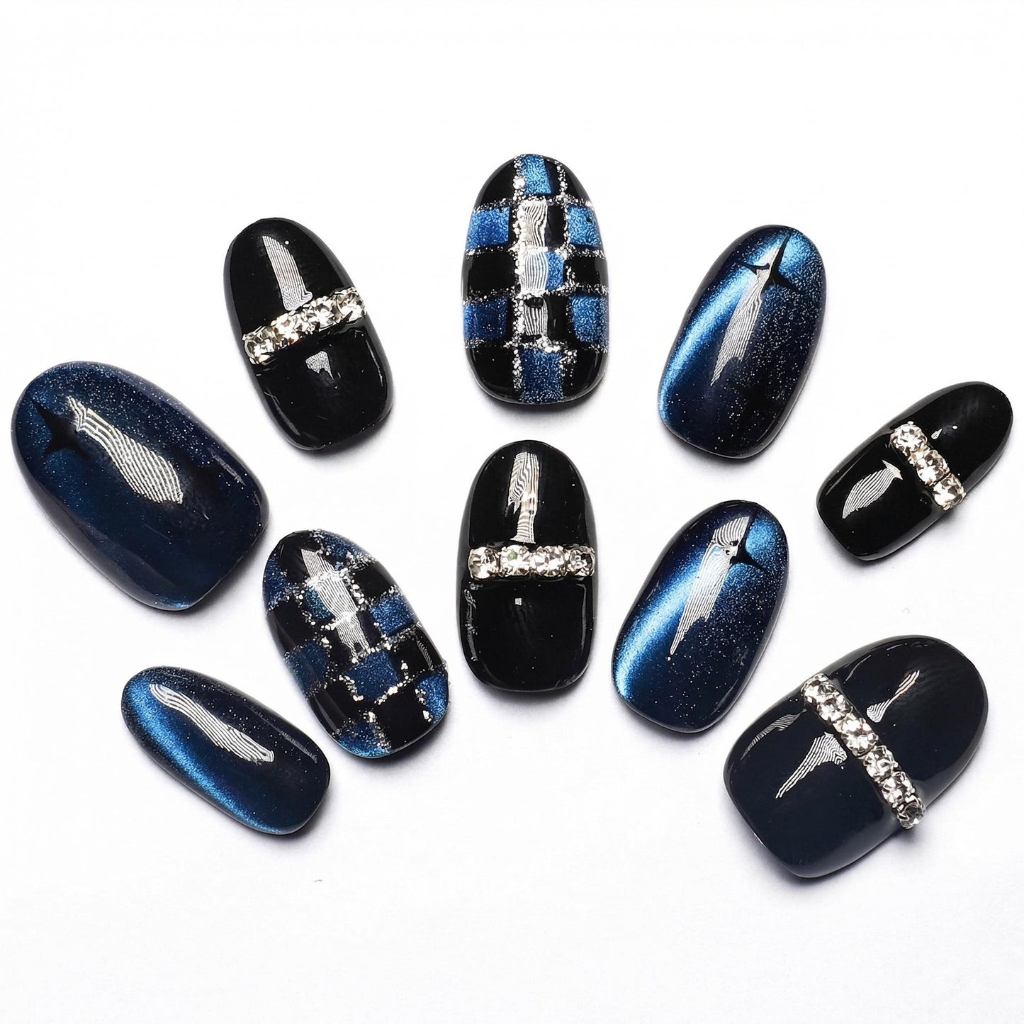 【女神の雫】ネイルチップ ヌーディー マグネット ビジュー 埋め尽くし 宝石 ちゅるん 清楚 華やか【ohua】